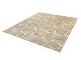 Marlow Floor Rug Soft Embossed Carpet Non Slip Plush Shaggy Rugs Leaf Pattern FR2041-200X230_NZ