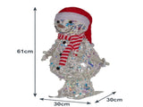 Christabelle 61cm Animated Skiing Snowman Christmas Light Up Display LED Outdoor Indoor Xmas Ya 112_SHE202