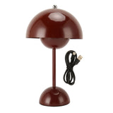 Mushroom Table Lamp 1800mAh LED 3 Lighting Modes USB Type C Stepless Dimming Touch Dimmable Small V1294-YM0901-3119230158912