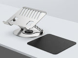 Adjustable aluminum alloy laptop stand , adjustable height and V888-ELOSUNG54394
