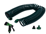 Coil Garden Water Hose 15m/49.2ft EVA 7 Modes Garden Telescopic Spring Tube for Watering Plants V1294-YM0523-3111220080211