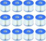 Intex Spa S1 Replacement Filter Cartridges 12 Pack 29001_6 V1032-IXSPAFILT-29001_12