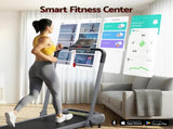 Everfit Treadmill Electric Walking Pad with Incline Foldable for Home Gym Grey TMILL-400H-INC-GR