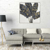 100X100cm Noir Luminescence Light Wood Framed Hand Painted Canvas Wall Art V411-SOK-HMTWF-14022W