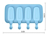 Set of 2 Silicone Ice Cream Molds,8.4x4.9In Reusable Ice Pop Molds with 100Pcs Wooden Sticks,Easy V1189-WXFWAL-20260319-00195