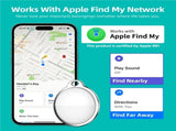 BT Tracker Item Finder Work with Find My, 4 Pack Battery Operated Item Locator with Sound Reminder V1294-YM0901-H48645S