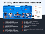 9-Way Slide Hammer Puller Set, 15PCS Front Wheel Hub Bearing Remover & Rear Wheel Axle Hub Dent V952-QCLGLBQHCLBQ1NQ1O001V0