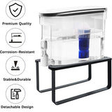 Water Filter Dispenser Stand with Drip Tray - 7.9''W x 14.9''D x 6.8''H, Metal Stand Designed For V1192-AZ-W-1042