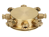8Hole Waterproof Underwater Junction Box Accessories Supplies for Outdoor Equipment Light V1294-YM0901-3111200209211