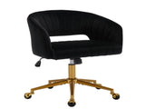 Velvet Home Office Chair- Black V226-SW8848BK