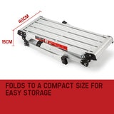 Bullet 50cm Tall Folding Work Platform Aluminium Painting Dry Wall Car Washing V219-LDRPLTBULA500