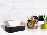 Tissue Box Cover,Tissue Holders,Tissue Box Holder for Bathrooms,Bamboo Cover Plate,Home and V1259-DP01-A-3224