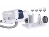 i.Pet Pet Grooming Kit Vacuum Dog Cat Hair Dryer Remover Clipper Brushes Cleaning PET-DRYER-7IN1-WH