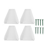 4PCS Downspout Splash Block Rain Gutter Downspout Extensions Fixable Downspout Extender with 8 V1294-YM0901-3111230346412