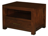 Paris 1 Drawer Solid Mahogany Timber Lamp Table V199-LT001PNMKM