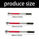 Reversible Ratchet Torques Wrench 1/2,3/8/1/4 Drive Adjustable Tension Tool For Vehicle Motorcycle V1192-AZ-W-23275