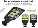 Super Bright Solar Street Light PIR Motion Sensor Lights Outdoor Courtyard Light Solar Powered V1294-YM0901-L6902-5