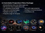 3-Pack Portable USB Galaxy Night Light Projector with 12 Projection Films - Touch-Controlled V888-ELOSUNG49888