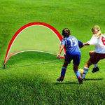 Portable Kids Soccer Goal Set with Cones V63-833571