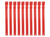 10PCS Goat Collar PU 23 Inch Adjustable Livestock Collar for Farm Animal Cow Horse Sheep Red V1294-YM0703-3111230027111