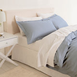 Royal Comfort - Balmain 1000TC Bamboo cotton Quilt Cover Sets - Blue Fog ABM-204919