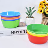 12Pcs Plastic Bowls 10 oz, Microwave & Dishwasher Safe, Lightweight Stackable Bowls for Cereal, V1192-AZ-W-17414