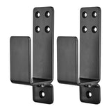 Door Barricade,2 Pack Drop Open Bar Holder with 10 Screws for Home Security,2X4 Bar V1370-AZ4-12376