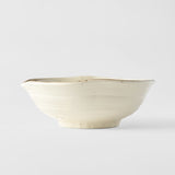 Bowl Organic 22.5cm Spiral Sand Glaze V637-C2925
