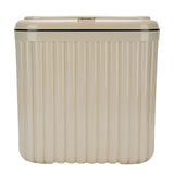 Slim Trash Can with Lid Bathroom Garbage Can with Pop Up Lid Waste Basket for Bathroom Kitchen V1294-YM0901-3117250028711