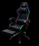 Gaming Chair With Headrest and Foot Rest LED Light - Black V957-GMCHLED001BK