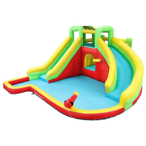 Doctor Dolphin Kids Inflatable Pool Water Slide Park Jumping Castle 575X445CM IOT-B-DD-73018-MC