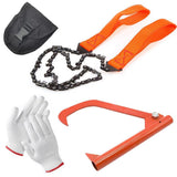 Versatile Outdoor Logging Tool Set with Hookaroon Chainsaw and Gloves for Efficient Timber Handling V1341-ZY-AENHBJTU-LOGTONG