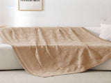 Cooling Weighted Blanket, Summer Cooler Quilt with Knitting Cotton Fabric for Hot Sleepers, V1366-AZ2-W-14865