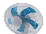 15W Solar Oscillating Standing Fan 3 Speeds Portable Desk Quiet Fan with Solar Panel 6600mAh Battery V1294-YM0901-3113240098711