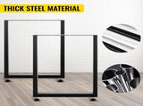 Black Table Legs Frame Metal Dining Table Desk 600X720MM V952-ZTHS600X720MM0001V0