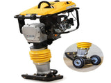 BAUMR-AG 77KG 285 x 345mm Tamping Rammer, 10kN 6.5hp, w/ Transport Wheel Kit, Compactor for Soil V219-COMRMRBMW7CA