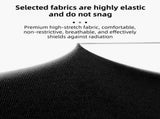5-Pair Black UV Protection Fingerless Gloves for Nail Art Curing and Cycling Sun Protection - Made V888-ELOSUNG39413
