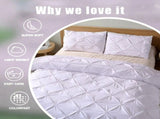 White Lucerne Bloomscape Quilt / Doona / Duvet Cover set V745-AQ08161K3