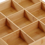Divided Wooden Tray Multi Serving Tray for Hot Pot Restaurants Sushi Plate 9 V1294-YM0521-3118230024115