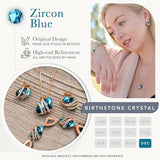 Wish Stone Pendant Necklace, Necklaces for with Birthstone Crystals, Allergy-Free Jewelry for V1164-325812