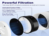 LV-H132 Replacement Filter Compatible with LEVOIT LV-H132 Air Puifier, 3-in-1 H13 Grade True HEPA V1258-DP02-C-606