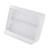 Wall Mounted Coffee Capsule Holder Clear Acrylic Compact Tea Bag Storage Rack for Office S One Layer V1294-YM0710-3117230304311
