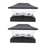 2 Pack Solar Post LED Warm and Whiteing Weather Proof Solar Powered Deck Fence Post Cap V1294-YM0901-3119250024312