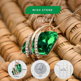 Wish Stone Pendant Necklace, Necklaces for with Birthstone Crystals, Allergy-Free Jewelry for V1164-325805
