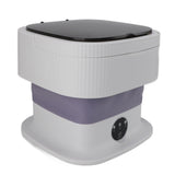 Mini Foldable Washer 60W 10L Capacity IPX4 Waterproof Portable Washing Machine for Dorm Travel V1294-YM0901-3113240009812
