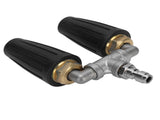 Double Heads Rotating Nozzle 4000psi High Pressure Washer Turbine Nozzle with 1/4 Inch Quick Connect V1294-YM0901-3111250011212
