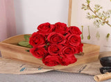 15 pieces of rose artificial flower home wedding Valentine's Day gift rose V1192-DRO-0020