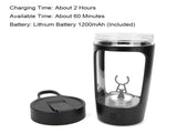 USB Charging 650ml Portable Automatic Household Blender Mixing Stirring Cup Bottle Kitchen ToolBlack V1294-YM0901-3113200013913