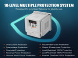 VFD 5HP, 4KW, 18A, 1 Phase 220V-240V Input to 3 Phase 220V-240V Output Variable Frequency Drive, V952-BPDSQ5HP0000AMGB0V7