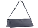 Morrissey Italian Structured Leather Cross Body Handbag Tote Bag - Navy V563-MO-3162-NAVY
